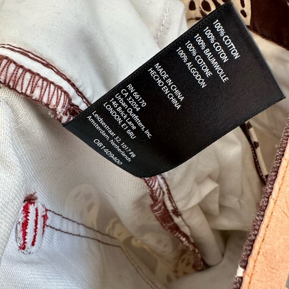 BDG- 90s MIDRISE BOOTCUT - STRAWBERRY PATTERN- Size 28 - Picture 10 of 14